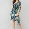 Women Floral Printed Kaftan Dress - Image 5