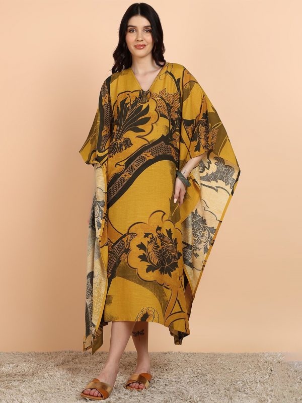 Women Floral Printed Floral Kaftan Kurta