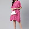 Embroidered Flared Sleeves Kaftan Dress - Image 4