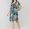 Women Floral Printed Kaftan Dress - Image 3