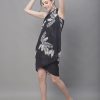 Claura Black & White Printed Sarong - Image 2
