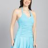 CUKOO Women's Padded Halter Neck Swim Dress with Shorts - Image 3