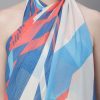 Claura Geometric Printed Swimwear Sarong - Image 4