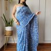 Kuberakshi Kalamkari Cotton Mulmul Saree - Image 2