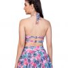 Addery Women's Two-Piece Skirted Tropical Blossom Swimwear - Image 4