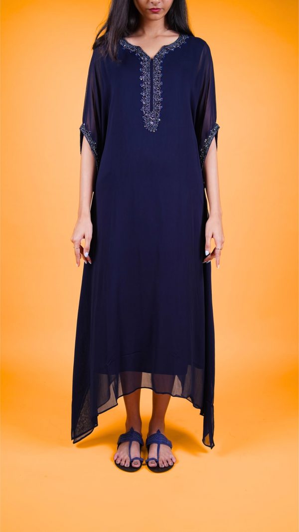 Niira Royal Reverie Blue Kaftan