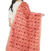 Ethno Junction Banarasi Cotton Handprinted Floral Dupatta - Image 3