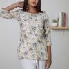 myplusfashion Women's Embroidered Tunic - Image 2