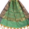 Green Banarasi Foil Print Dupatta - Image 2